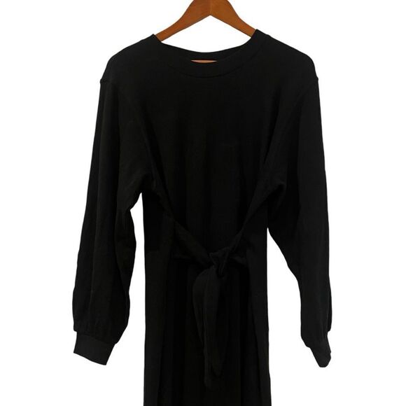 NWT! & other stories black fleece dress - Picture 2 of 10